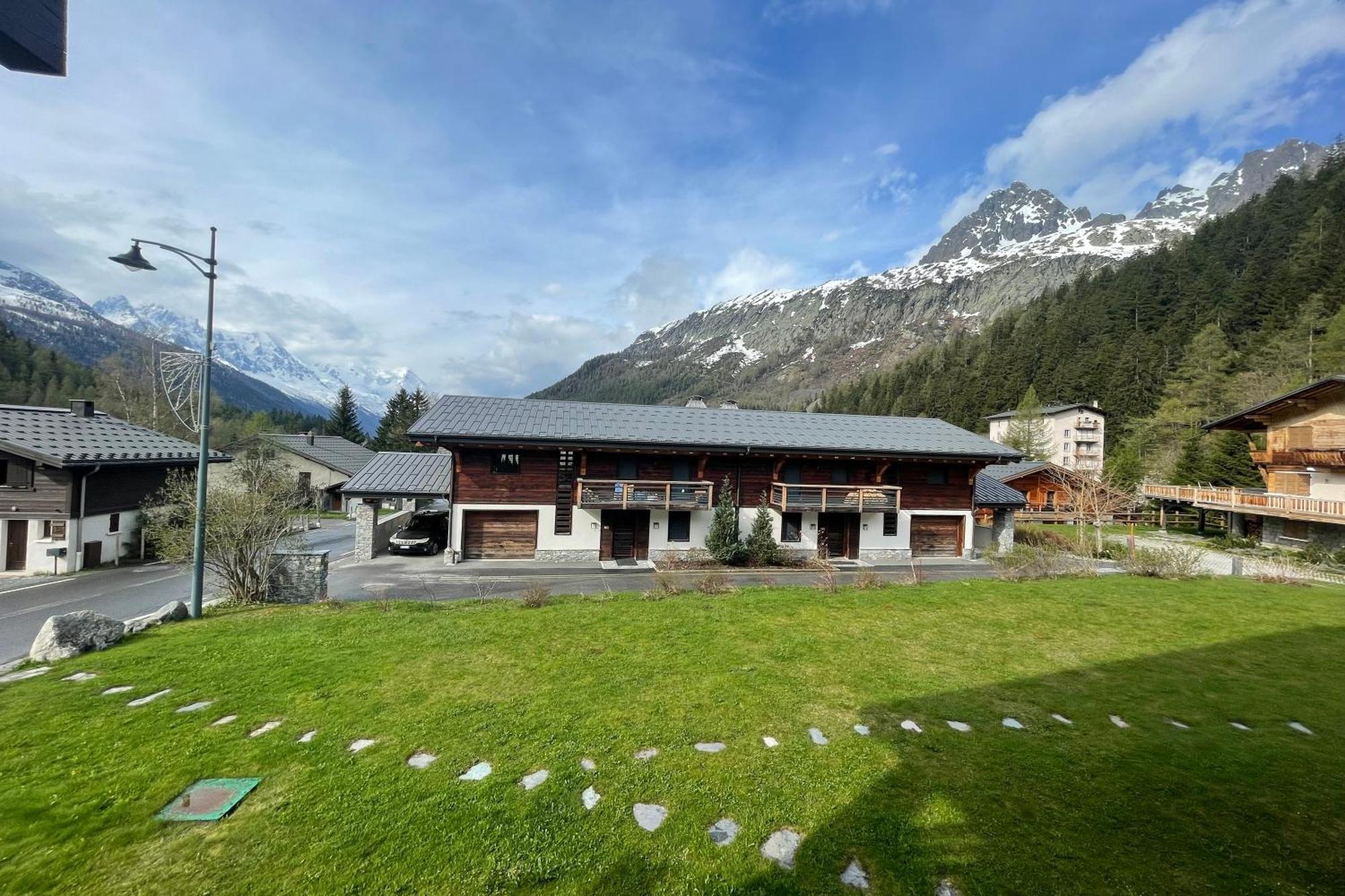 Sunny Nest - View Of Mb Montroc - Happy Rentals Chamonix Exteriör bild